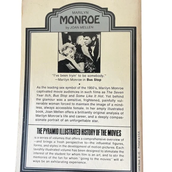 MARILYN Monroe by Joan Mellen - Picture 2 of 2